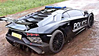 Abandoned Police Lamborghini Aventador - Forza Horizone 5 || Nitho Drive Pro One || 4K Ultra HD