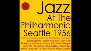 Jazz at the Philharmonic, Seattle 1956, Gene Krupa Quartet, EddieShu, Bernie's Tune, Drum Boogie