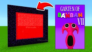 How To Make A Portal To The GARTEN of BANBAN 7 Dimension in Minecraft PE