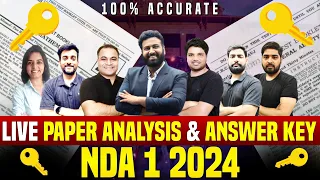 Answer Key For UPSC NDA 1 2024 | Mathematics and GAT Answer Key For NDA 2024 | Learn With Sumit