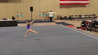 level 2 floor 9.375 #gymnast #simonebiles #competition #level2 #usagymnastics