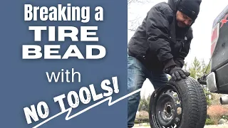 How To Break A Tire Bead Without Tools