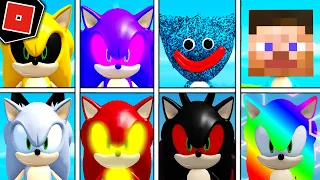 How to UNLOCK ALL 15 NEW MORPHS in FIND THE SONIC MORPHS - Roblox