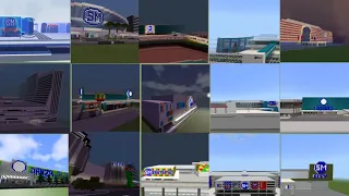 SM Malls recreation in Minecraft ft. various players