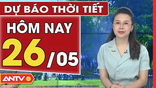 Dự báo thời tiết ngày 26/5: Miền Bắc trời nóng oi bức, có mưa vào chiều tối | ANTV