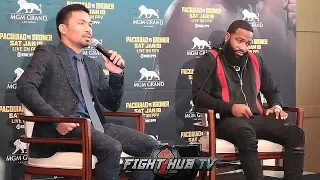 PACQUIAO TELLS BRONER "YOU SCARED!?" AFTER REVEALING FREDDIE ROACH WILL BE IN HIS CORNER