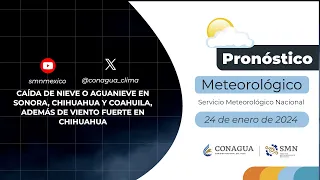 24 de enero de 2024 8:00h #pronósticodeltiempo