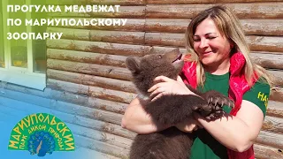 🐻ПРОГУЛКА МЕДВЕЖАТ ПО МАРИУПОЛЬСКОМУ ЗООПАРКУ