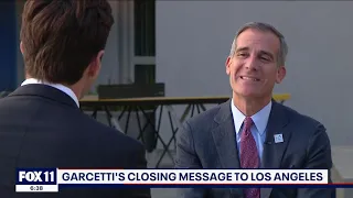 L.A. Mayor Eric Garcetti's Exit Interview with Elex Michaelson