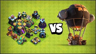 РАКЕТНЫЙ ШАР ПРОТИВ ВСЕХ СТРОЕНИЙ ДЕФА В КЛЕШ ОФ КЛЕНС | КЛЕО CLASH OF CLANS