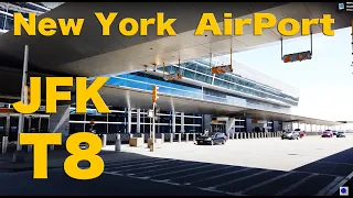 【Airport Tour】2022 New York John F. Kennedy  (JFK) International Airport Terminal 8