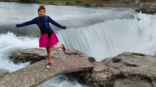 Niagara waterfall Podgorica Montenegro 10.04.2022