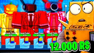 ПОСТРОИЛ ХЕЛЛОУИН ЗАЩИТУ за 12.000 РОБУКСОВ ПРОТИВ СКИБИДИ! 17 СЕРИЯ ROBLOX Toilet Tower Defense