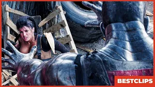 Colossus vs Angel Dust - Fight Scene | Deadpool (2016) Movie CLIP 4K