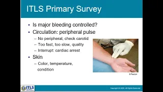 ITLS Trauma Assessment and Management