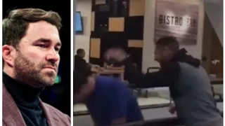 BREAKING! EDDIE HEARN GETS PUBLICLY 'ATTACKED' & EMBARRASSED IN A LOCAL CAFE : (HILARIOUS)