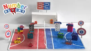 The Numberblocks Odds and Evens Bounce Ball | Numberblock Mathlink Cubes | Learn Odd & Even Numbers