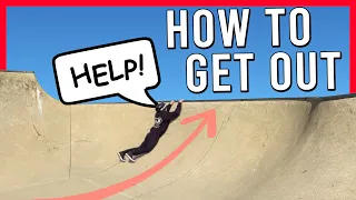 HOW TO GET OUT OF A RAMP AT THE SKATEPARK | BEGINNER GUIDE