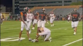 Huge high school football hits but they get increasingly harder part 2