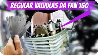 COMO REGULAR VÁLVULAS - HONDA FAN 150