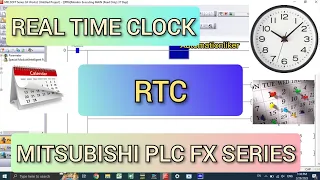 GX Works2: Real time clock (RTC) Mitsubishi FX series(D8013,D8014,D8015,D8016,D8017)with simulation