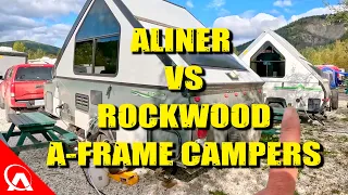 Aliner vs Rockwood AFrame Campers