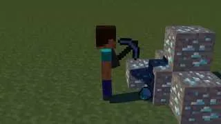 Steve found diamonds - Short minecraft animation