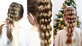 HOW TO: BANANA BUSHEL BRAID ❤️ Unique Braided Hairstyle