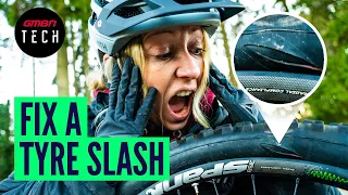 3 Ways To Fix A Split Sidewall | Trailside Tyre Slash Repair