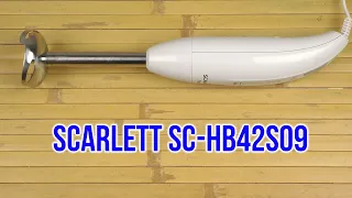 Распаковка SCARLETT SC-HB42S09