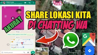 Cara share lokasi di whatsapp Langsung di Chat WA | Cara Terbaru share Lokasi