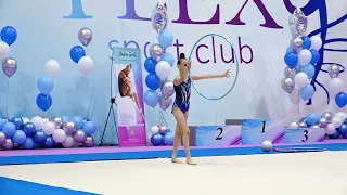 Выступление на открытом турнире "Flex Cup", 03.12.2023 по художественной гимнастике Введенской Софии