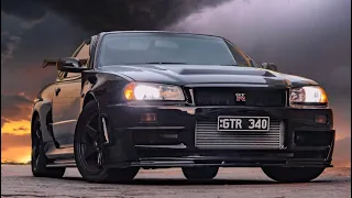 R34 GTR Titanium single turbo NSFW sounds