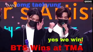 BTS(방탄소년단) Win Year’s Artist at The 2020 Fact Music Awards (TMA)