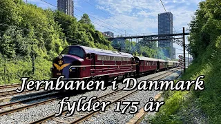 Jernbanen i Danmark fylder 175 år