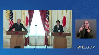 President Biden Holds a Press Conference with Prime Minister Fumio Kishida of Japan