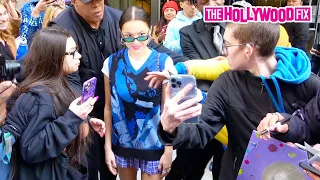 Olivia Rodrigo Is Mobbed By Fans While Leaving Her Hotel For A Day Of Shopping With Friends In N.Y.