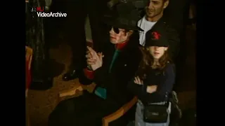 Michael Jackson visit Auckland, Newzealand News Report 96 11 8