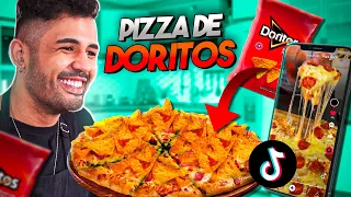 FIZ A PIZZA COM MASSA DE DORITOS - MELHOR RECEITA DE TODAS
