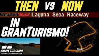 EVOLUTION of *LAGUNA SECA* in GT2 vs GT SPORT!