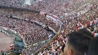 Gol de River vs Racing tiro libre de Quintero desde la tribuna