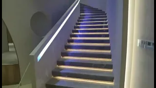 How to Install a Motion Sensor LED Stair Lights Kit - Auto chase effect