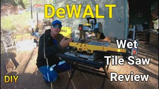 DeWalt 10" Wet Tile Saw | Unbox , Test & Review | Best Wet Saw Ever