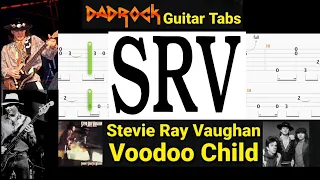 Voodoo Child - Stevie Ray Vaughan - Lead Guitar + Bass TABS Lesson