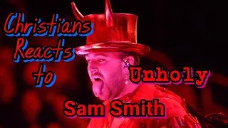 Christian reacts to Sam Smith Unholy Grammy Performance
