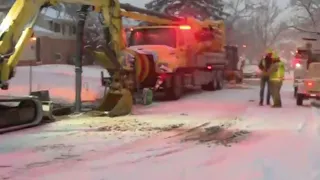 Water main break in Ann Arbor takes part of plowing crew off roads