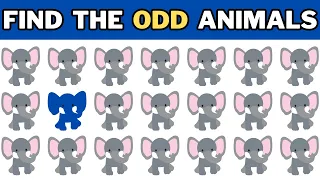 Find The ODD Emoji | Animals Edition🦁 | Spot The Difference In This Emoji Quiz⁉ #quiz #emoji