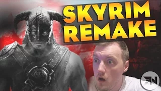 SKYRIM REMASTERED! WTF!!!!! LIVE REACTION - Skyrim Special Edition: 2016