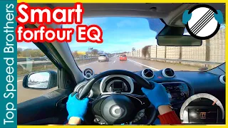 Smart forfour EQ (2018) POV Top Speed Autobahn ⚡ #TopSpeedBrothers