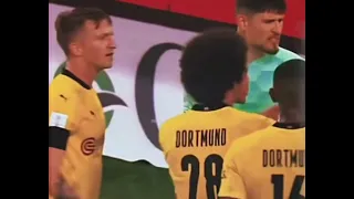 Marco Reus angry moments against Kimmich and Tolisso